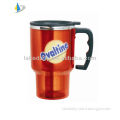 450ml promotional double wall travel mug with handle